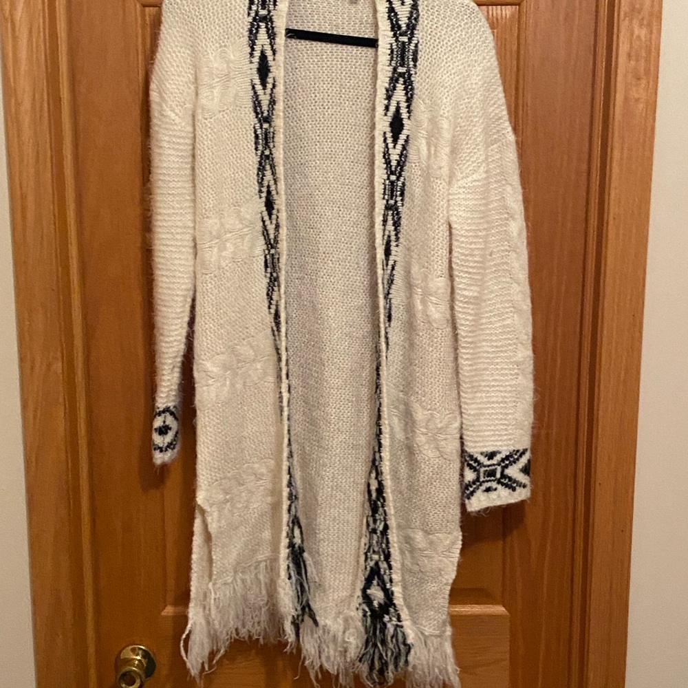 Fringe cardigan